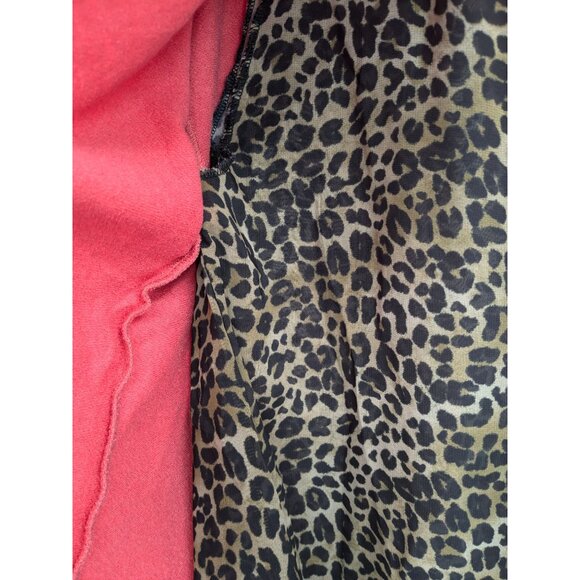 Wonder Woman 1984 Twofer Sweatshirt Size L Distressed Leopard Grunge Y2K Comics - Picture 7 of 11